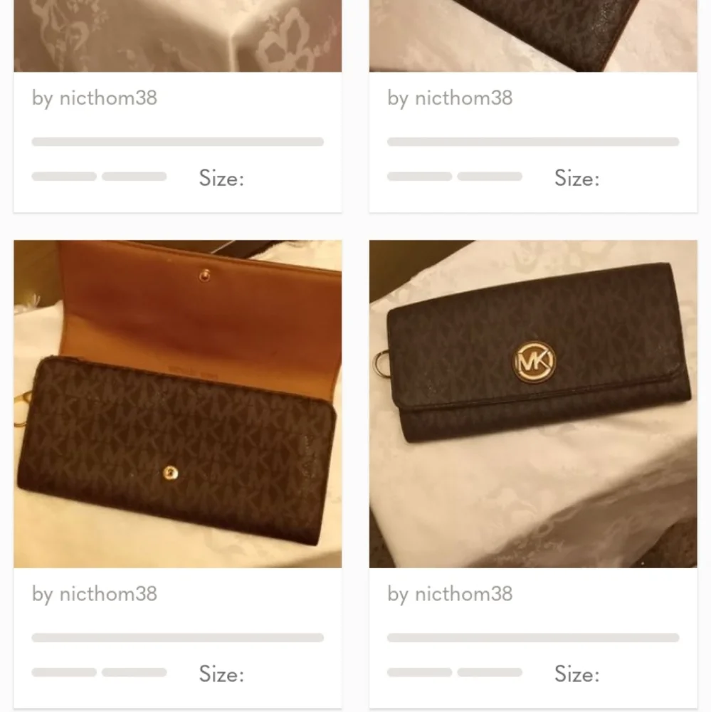 Michael Kors Large Logo Continental Wallet - Picture 4 of 5